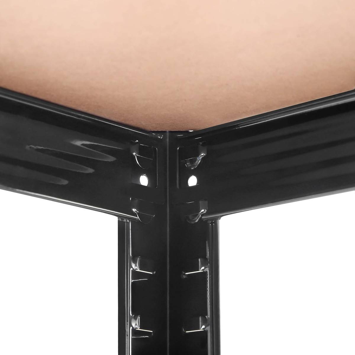 Intec - Etagère de Rangement Noire 90 x 60 x H180cm - Rayonnage Métal Haute qualité 5 Plateaux Charges lourdes 1500kg INTEC - Image 6