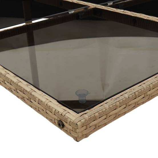 Vidaxl - Ensemble à manger de jardin et coussins 11 pcs mélange beige vidaXL 3211572 - Image 4