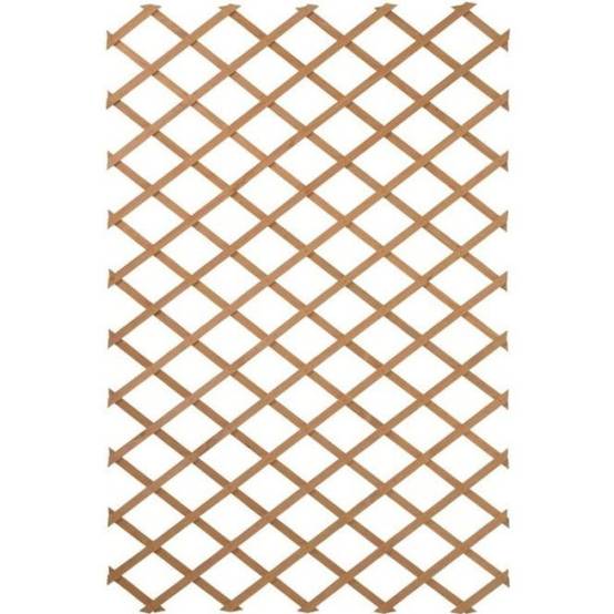 Nature Palissade de jardin 50 x 150 cm Bois Naturel 419736