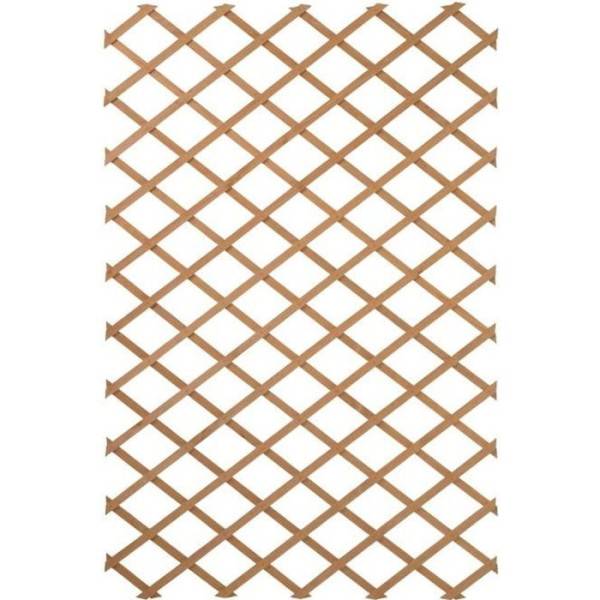 Nature Palissade de jardin 50 x 150 cm Bois Naturel 419736