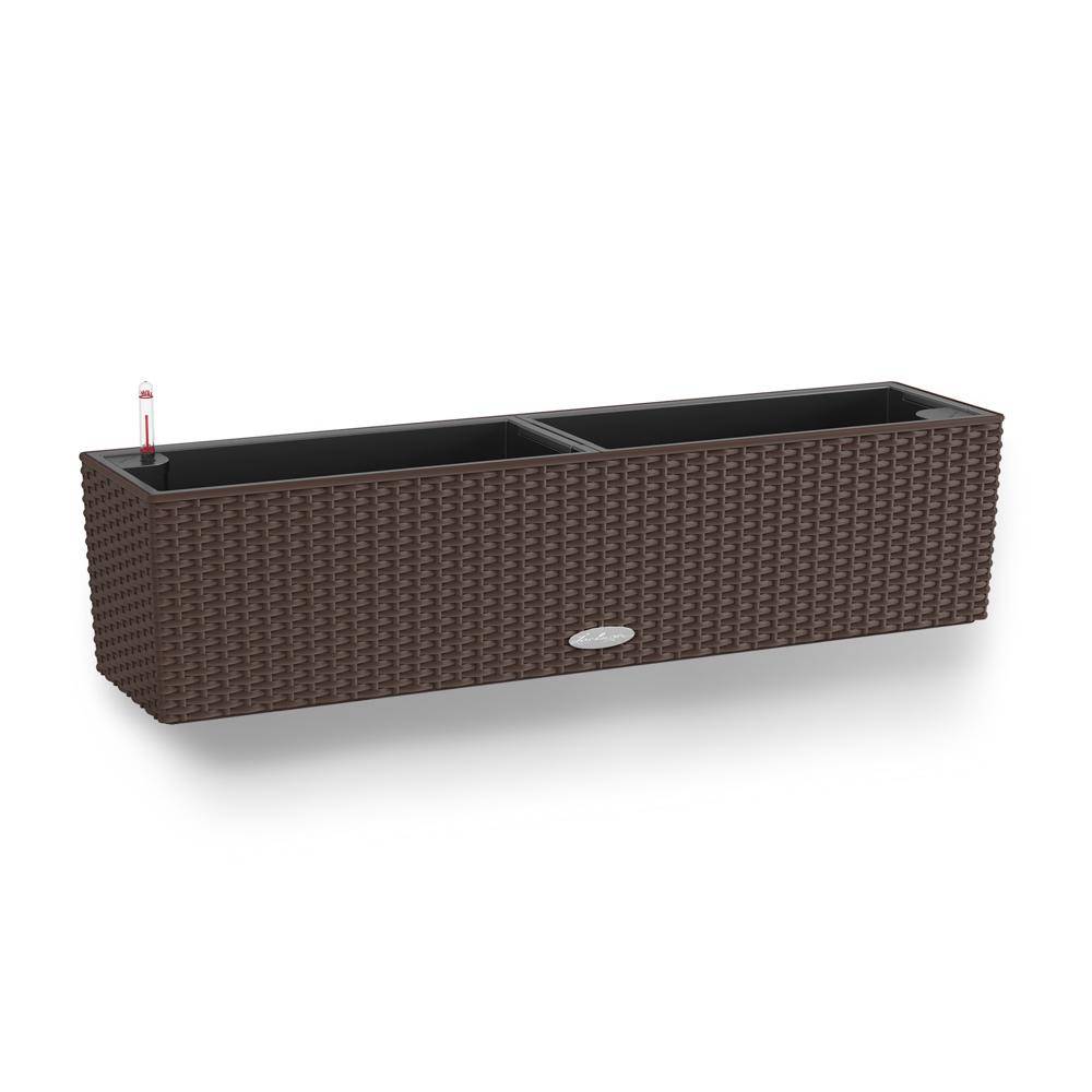 Lechuza - Pot Balconera Cottage 80 - kit complet, moka - 80 cm Lechuza