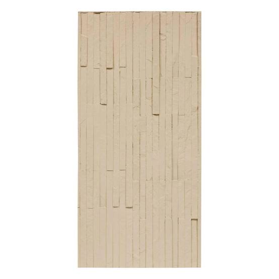 Sticker Effet Pierre "Cary" 28x58cm Beige - Image 1