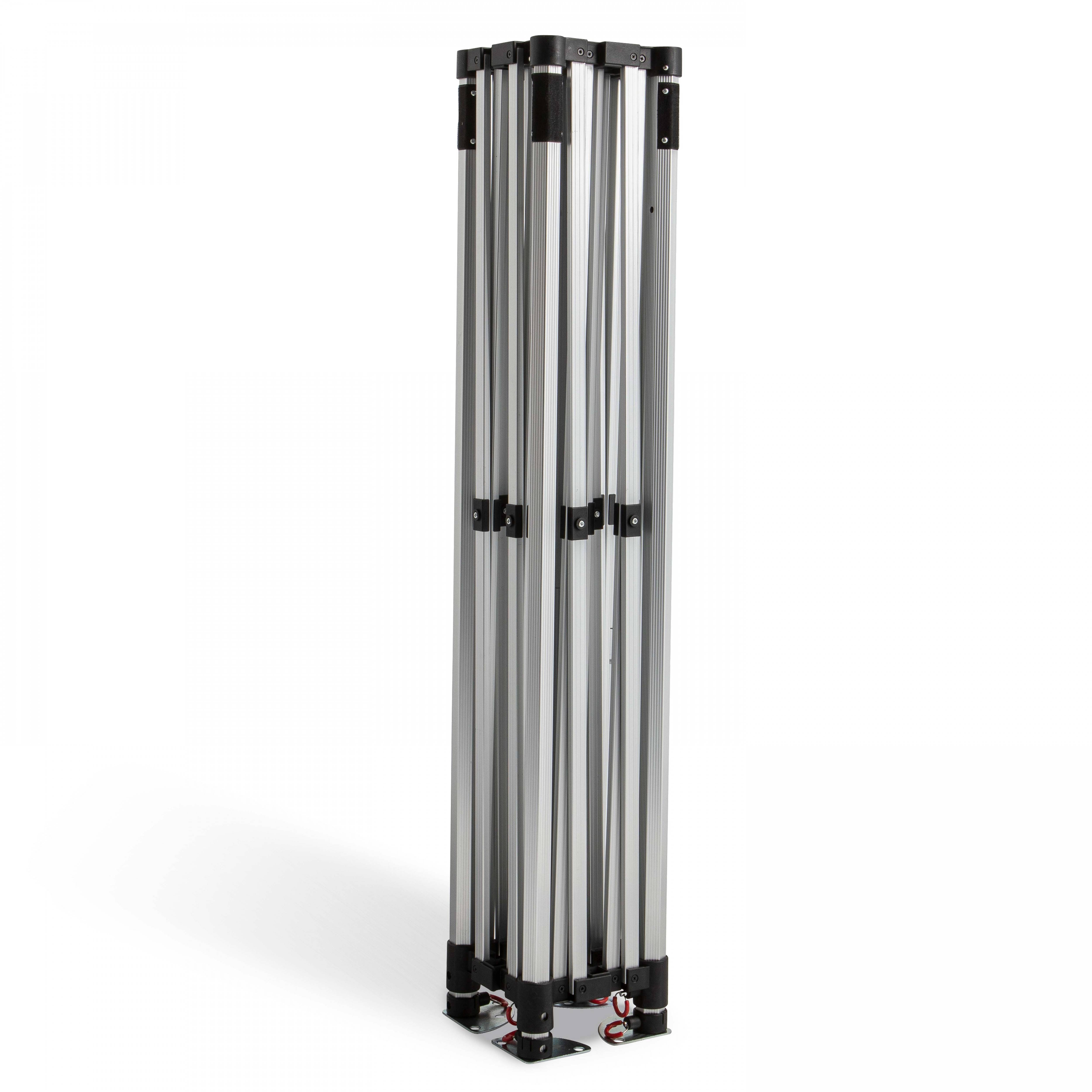 Oviala - Tente pliante 3x3m et 4 poids de lestage rouge PRO 40 - Oviala - Image 3