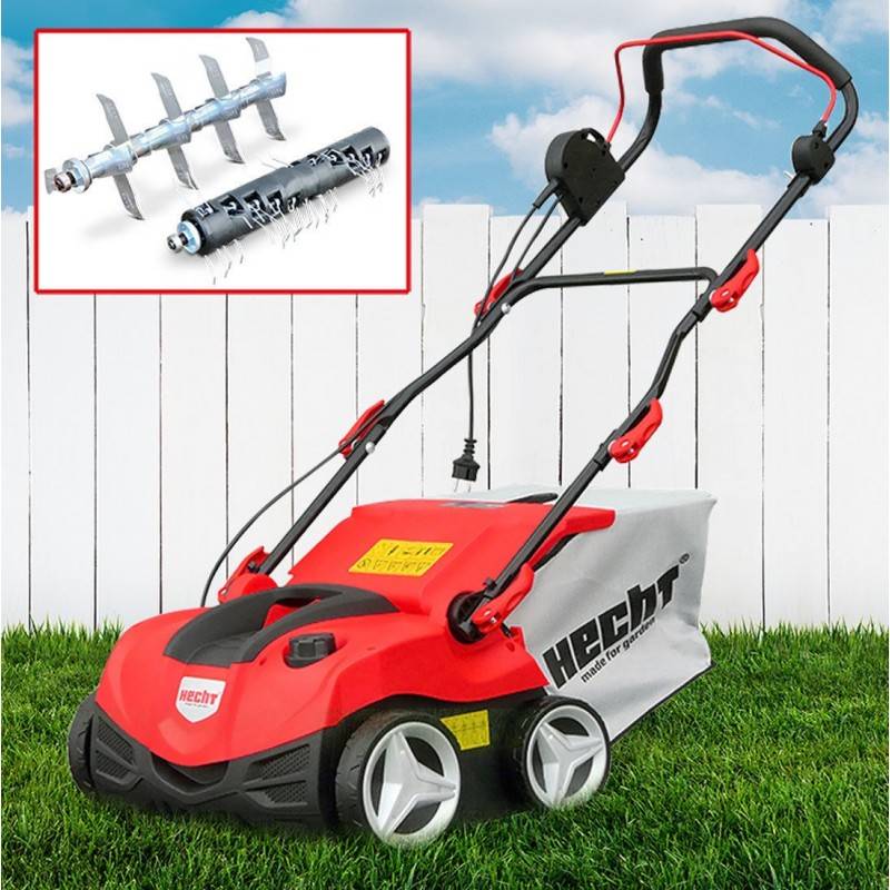 Hecht 1999 Scarificateur aerateur electrique 2EN 1 2000W - Image 1