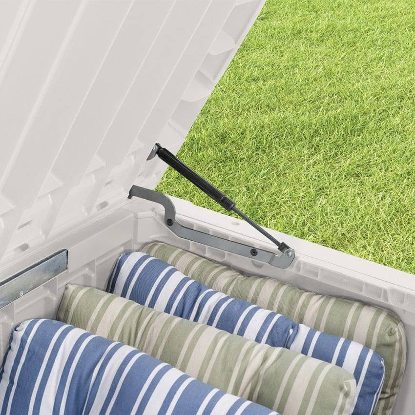 Keter - Coffre extérieur multifonction en résine outils de jardin GardenPro - Image 5