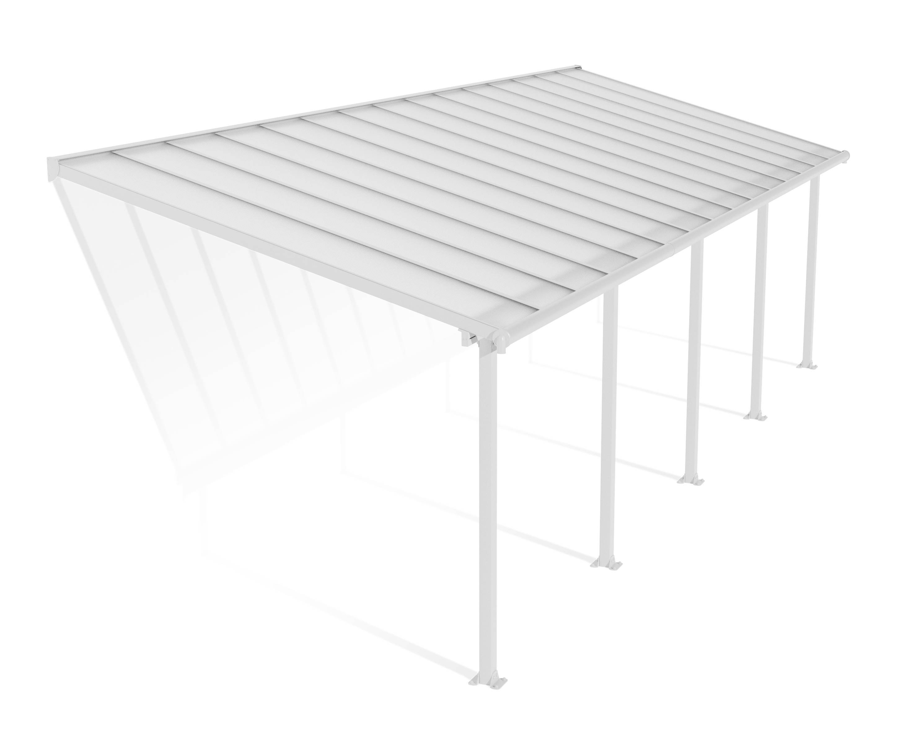 Canopia - Canopia Pergola Olympia 3X9,2 Blanche - Image 1