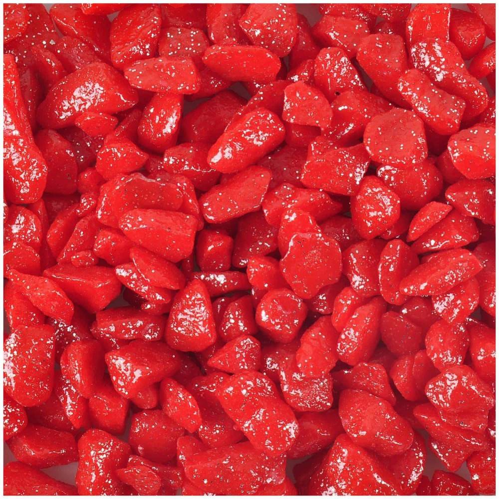 animallparadise - Gravier brillant Néon rouge 1 kg aquarium - Image 2
