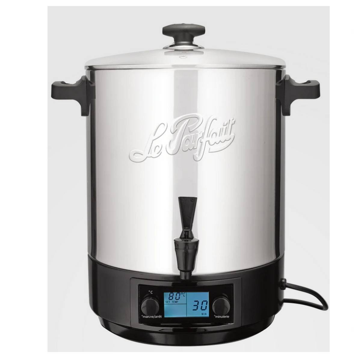 Le Parfait - Stérilisateur de bocaux électrique cuve inox avec robinet 23l 2500w 41231B2 Le Parfait - Image 1