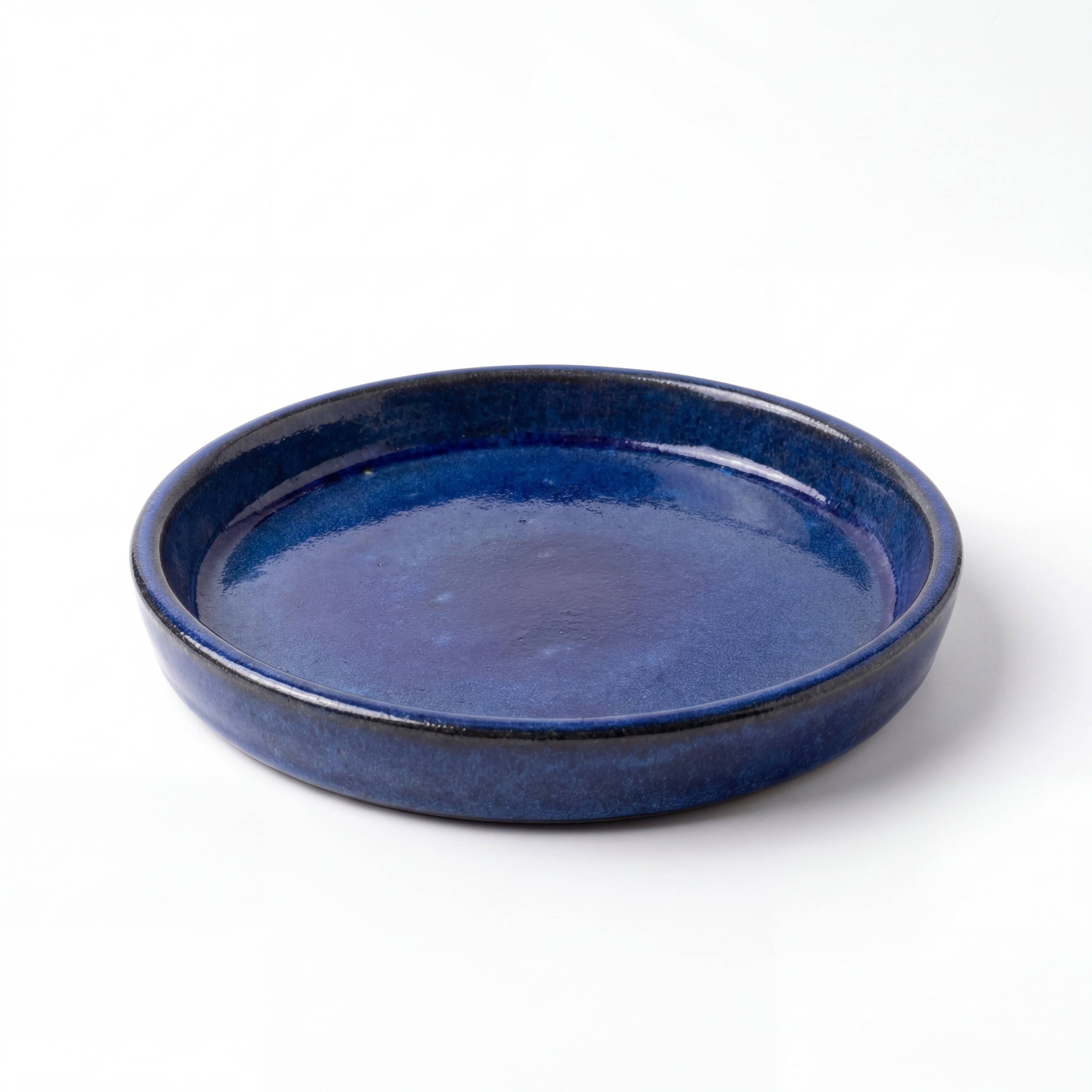 Soucoupe ronde 24cm bleu majorelle - Image 2