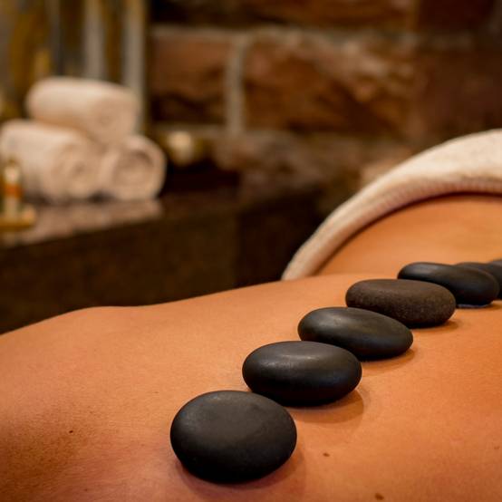 Set de 5 Pierres pour Massage Aux Pierres Chaudes – Pierre de Basalt (Roche Volcanique Naturelle) – 5 Pierres de 6cm x 5cm – Sun&Sia - Image 2
