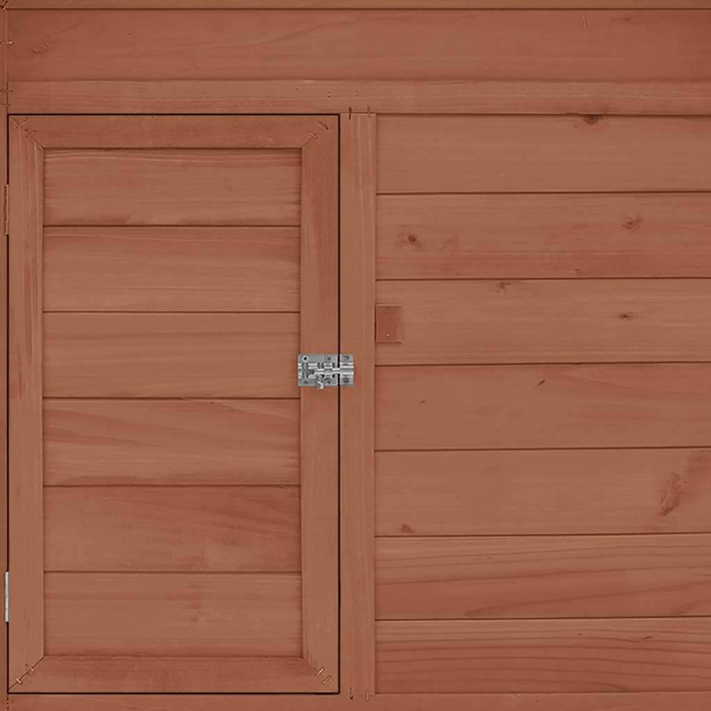 Vidaxl - Poulailler Moka et blanc 150x96x110 cm Bois de sapin massif vidaXL 171461 - Image 7