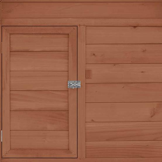 Vidaxl - Poulailler Moka et blanc 150x96x110 cm Bois de sapin massif vidaXL 171461 - Image 5