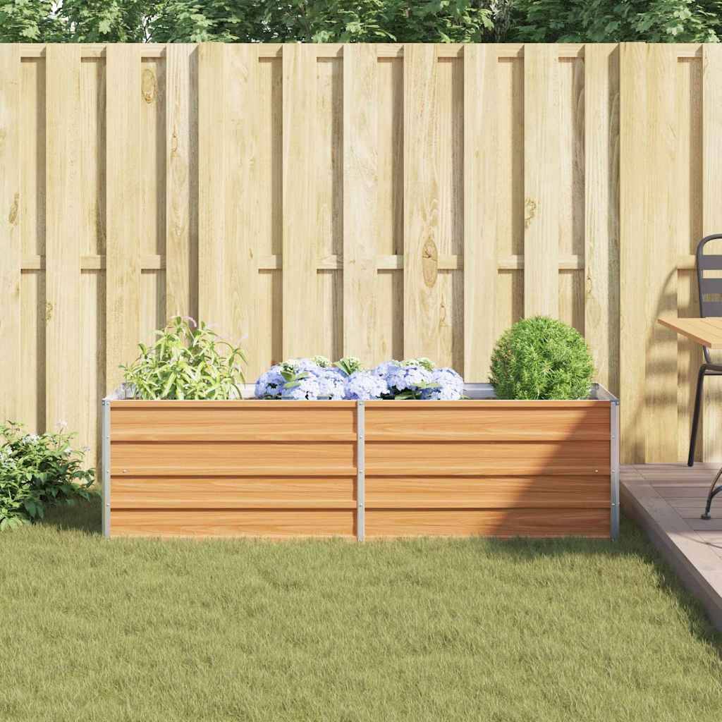 Prolenta Premium - Jardinière acier marron  160 x 40 x 45 cm  - Prolenta premium p327.6 - Image 4