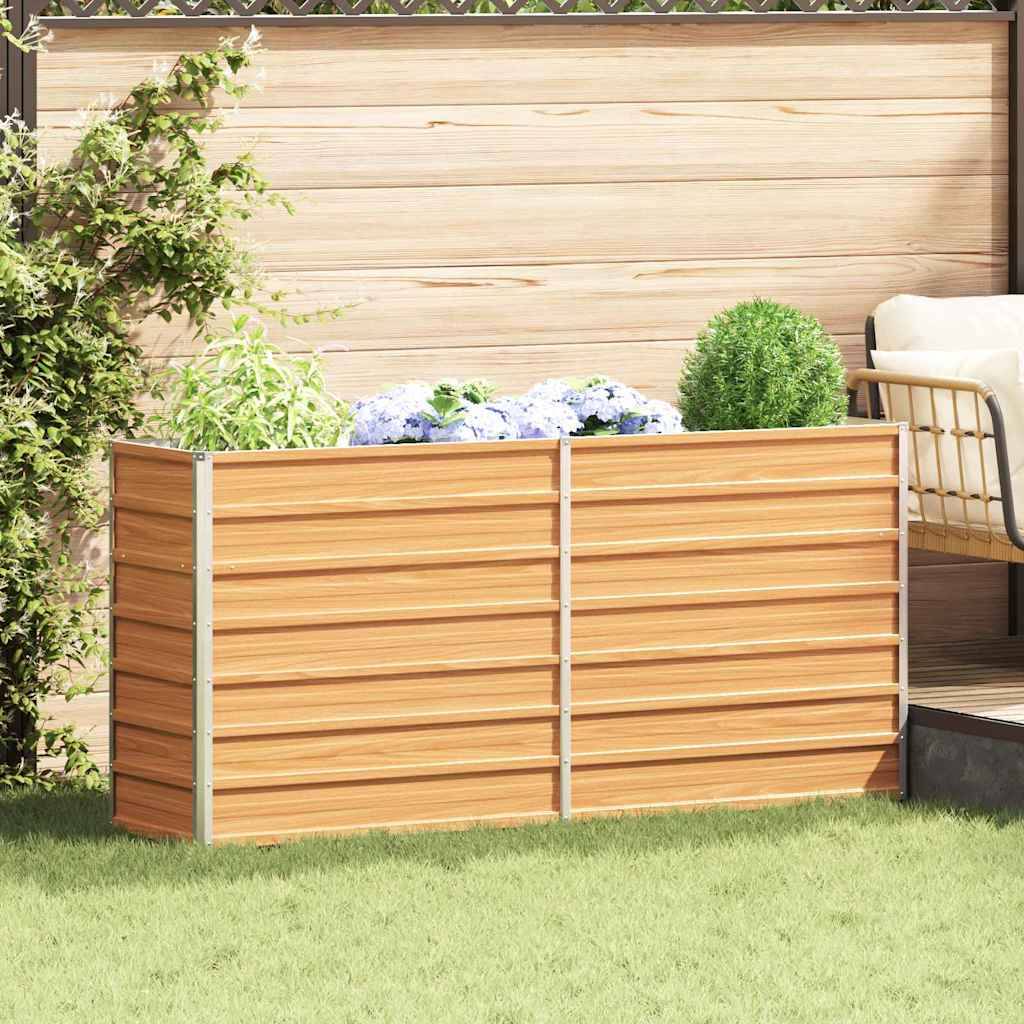 Prolenta Premium - Jardinière acier marron  160 x 40 x 45 cm  - Prolenta premium p327.6 - Image 1