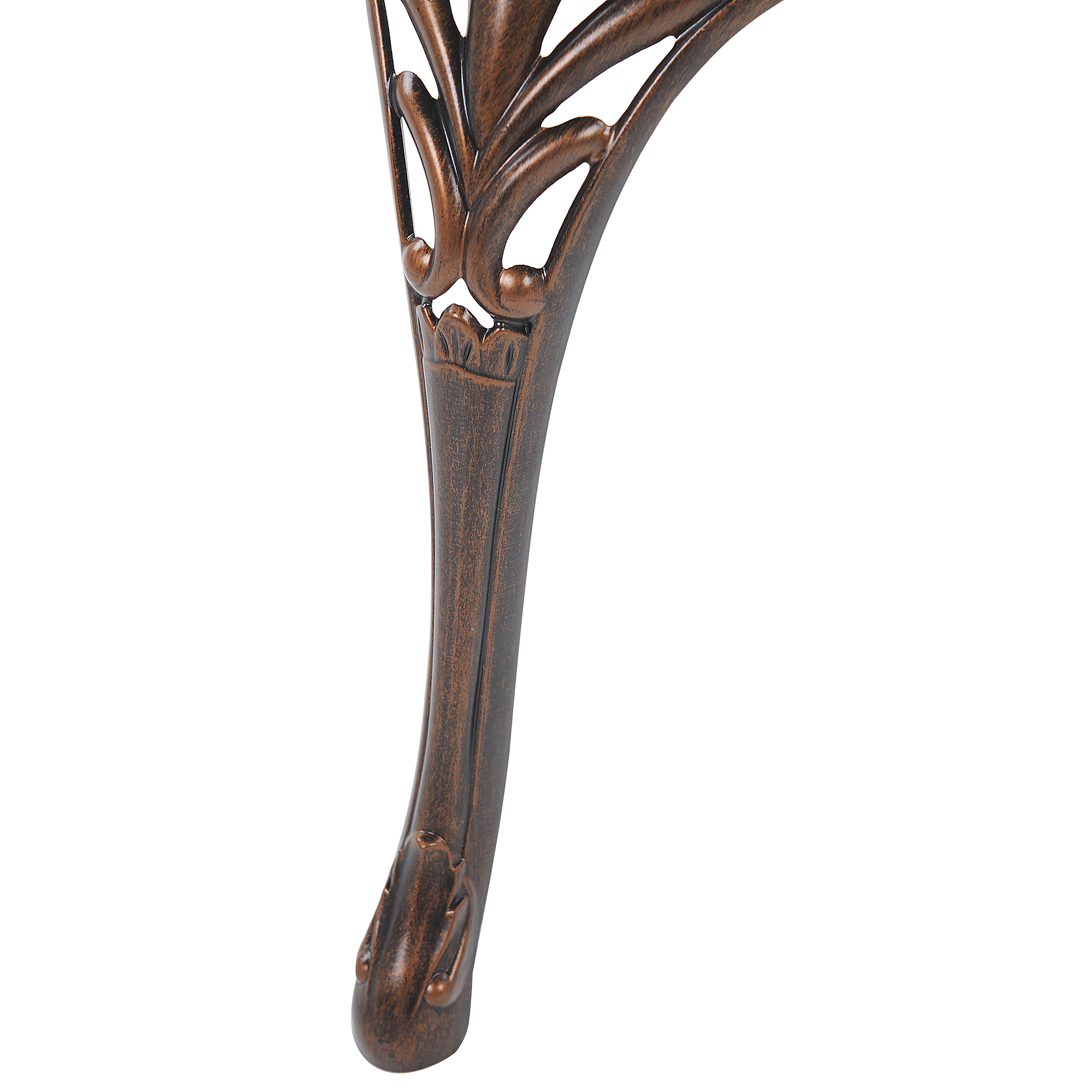 Beliani - Chaise de jardin Aluminium Marron foncé LIZZANO - Beliani - Image 7