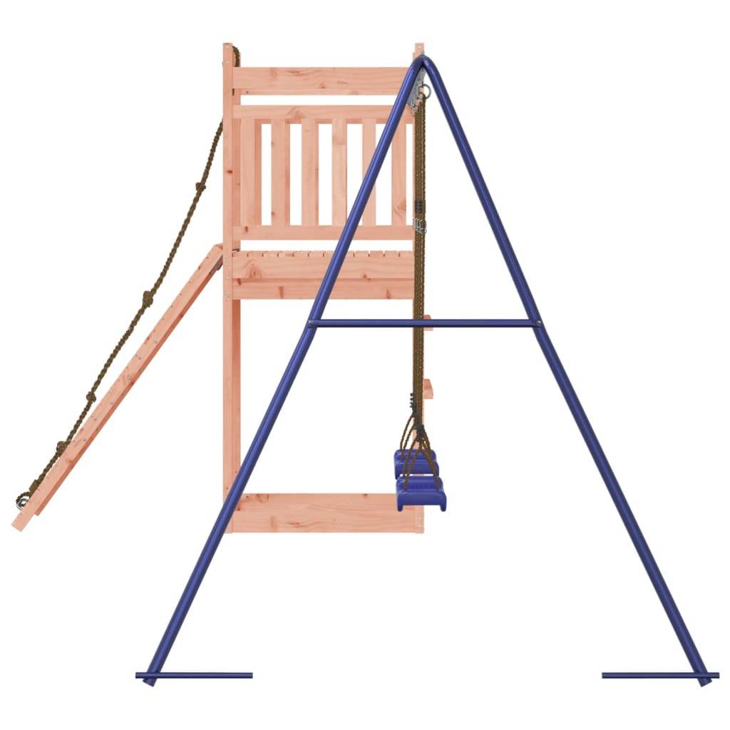 Helloshop26 - Aire de jeux d'extérieur balançoires toboggan portiques robuste jeux jardin 314 x 256 x 207 cm bois massif de douglas - Image 5