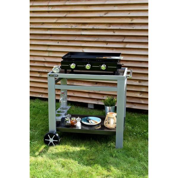 Cook in Garden - Plancha à gaz 3 brûleurs 6 kW 59 × 34 cm pour 8 personnes 3B Cook’in Garden - Image 7