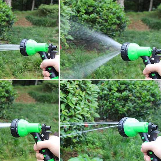 Tuyau d'arrosage auto-enroulant 15m - 7 modes pulvérisation - Flexible anti-torsion - Connecteurs anti-fuite - Image 4