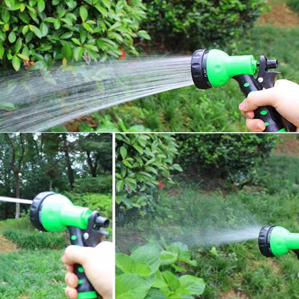 Tuyau d'arrosage auto-enroulant 15m - 7 modes pulvérisation - Flexible anti-torsion - Connecteurs anti-fuite - Image 3