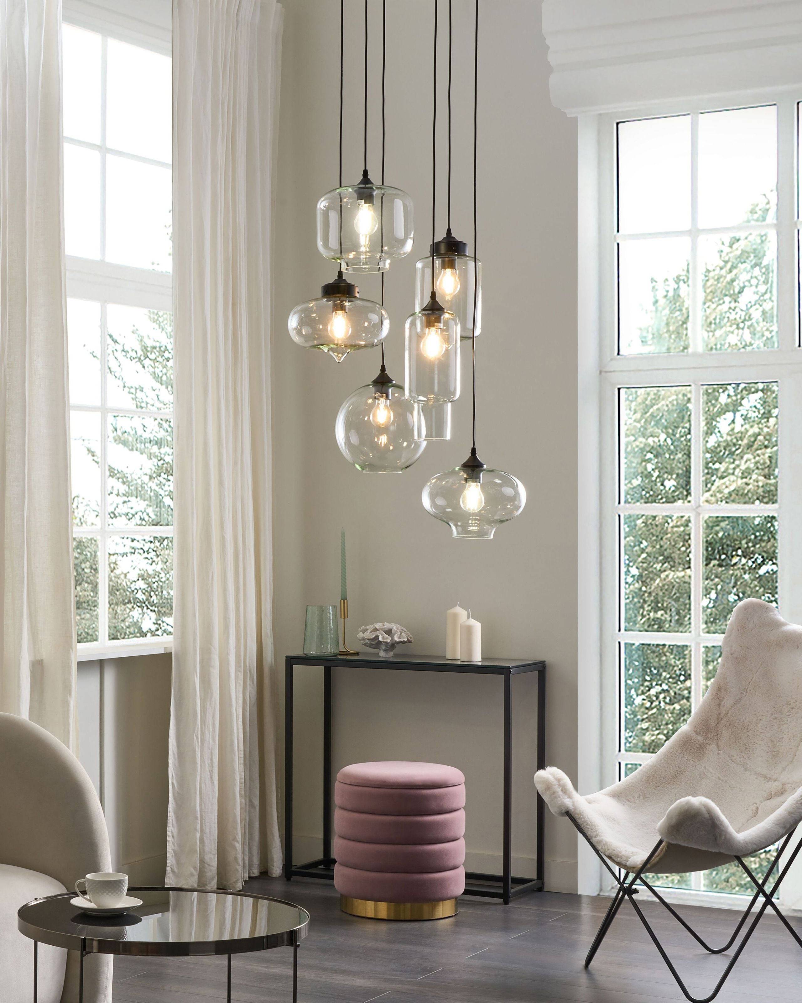 Beliani - Lampe suspension Verre Transparent BEMBOKA - Beliani - Image 1