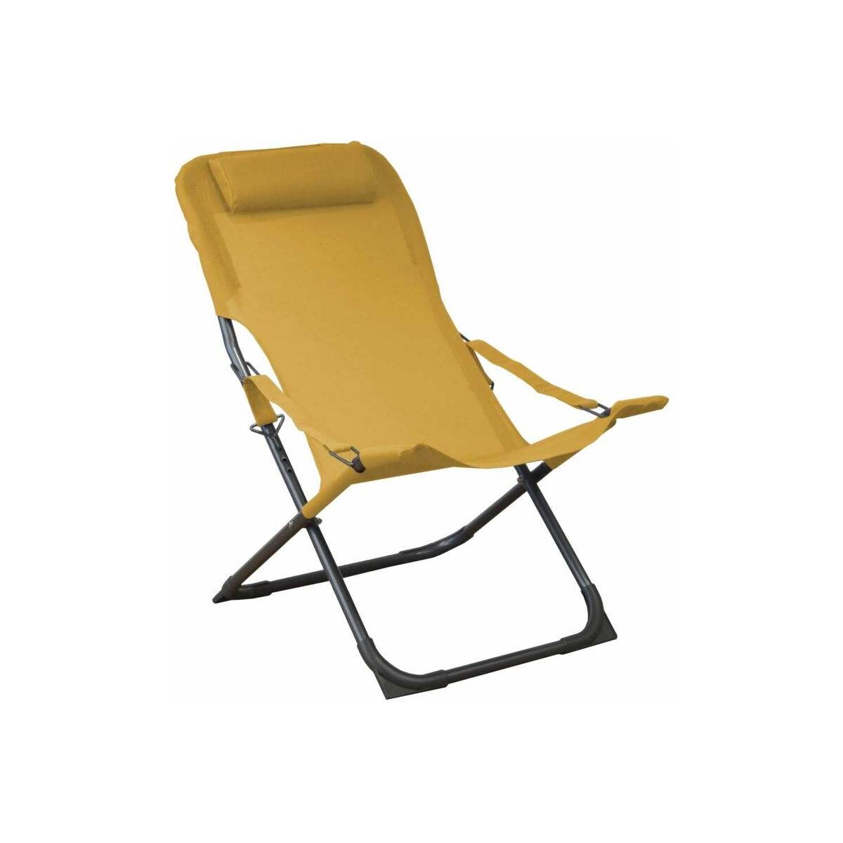 Proloisirs - Chaise relax en acier et toile Easy - Image 1