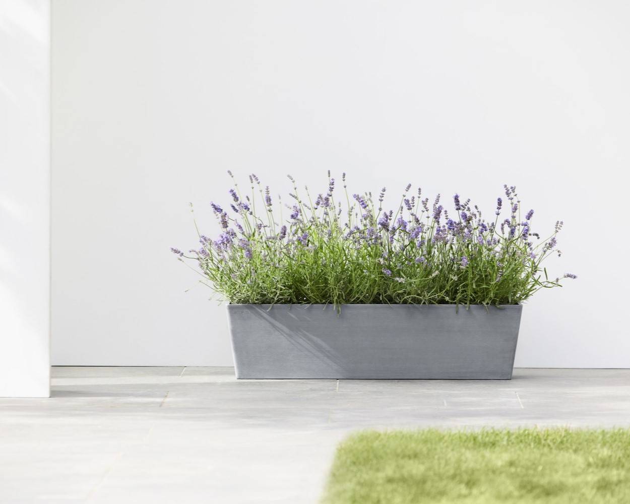 Ecopots - Pot Rectangulaire Bruges 80 Bleu Gris - 80 x 20 x H. 20 cm - 25 L ECOPOTS - Image 4