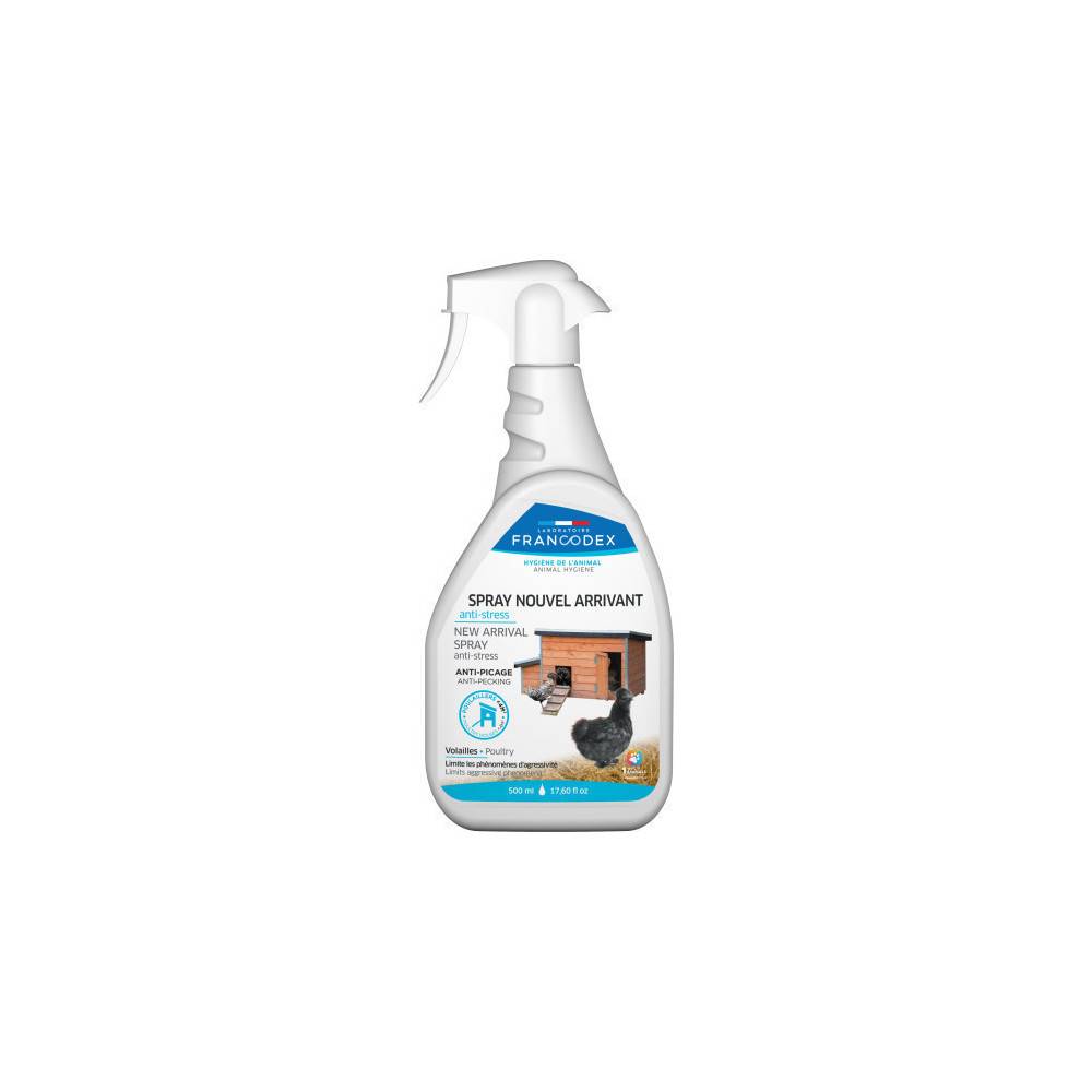 Francodex - Spray nouvel arrivant Volailles anti stress 500ML - Image 2