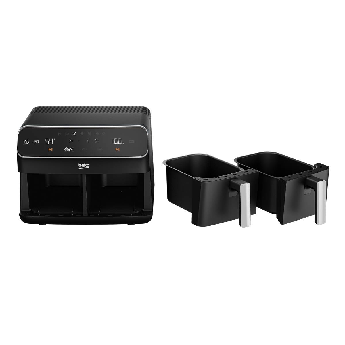 Beko - Friteuse à air chaud multifonction 2x4.25l 2400w FRL5388B Beko - Image 2