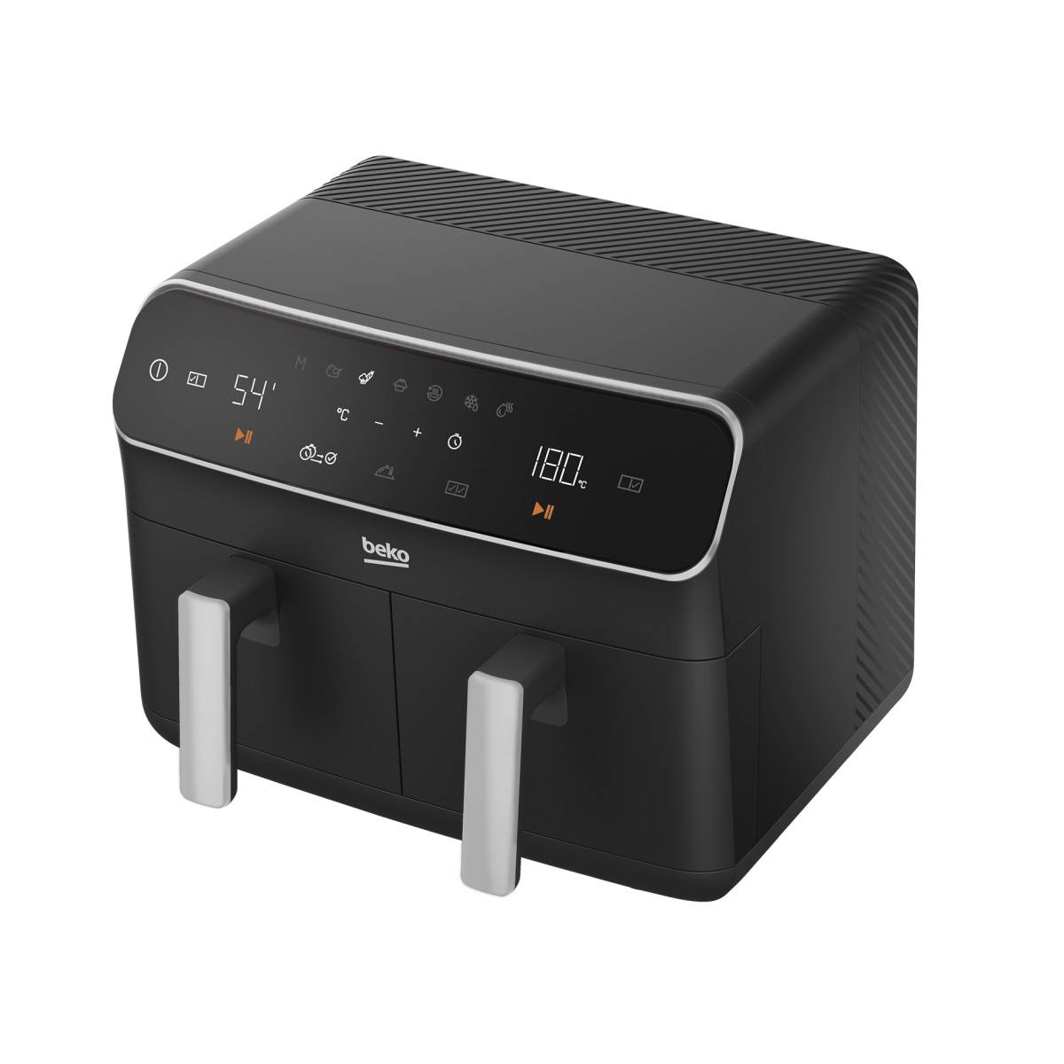Beko - Friteuse à air chaud multifonction 2x4.25l 2400w FRL5388B Beko - Image 1