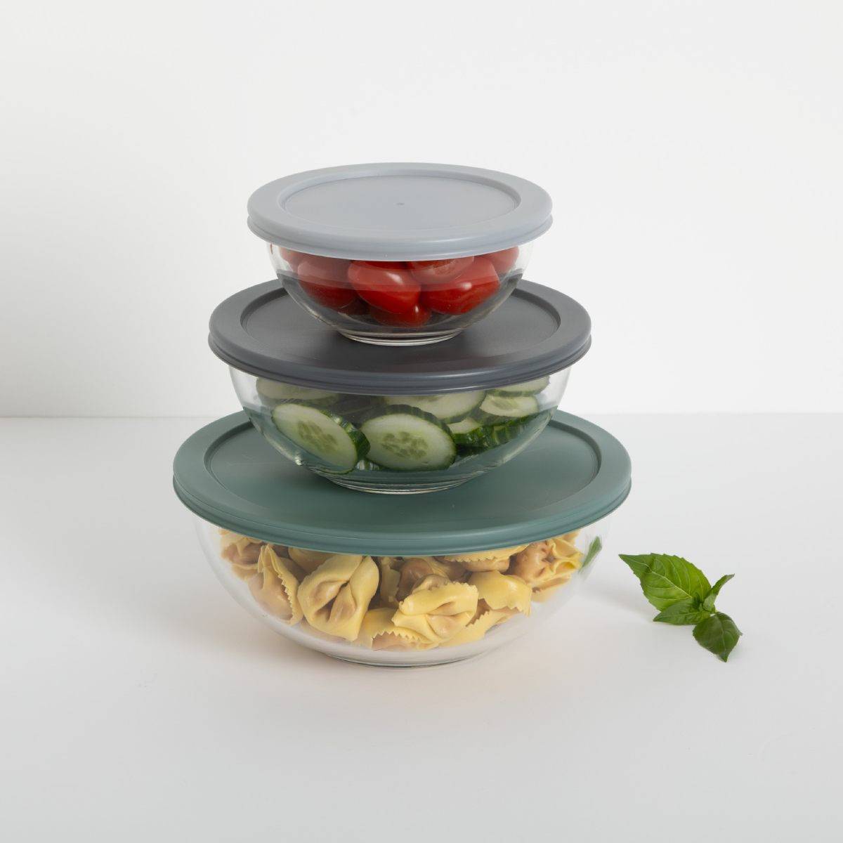 Lot de 3 Boîtes "Conservation" 22cm Transparent - Image 8