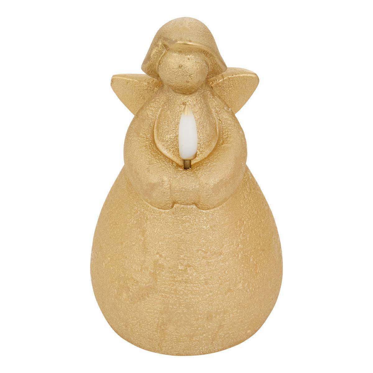 Feeric Christmas - Bougie LED ange doré H. 15 cm - Feeric Lights & Christmas - Image 1
