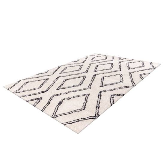 Tapis Imprimé Losange "Orlando" Ivoire 200 x 290 cm - Image 4