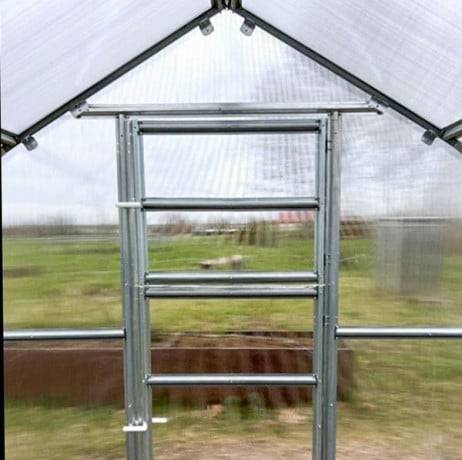 Serre KLASIKA*DROP 15m2, 2,5m x 6m, 4 mm avec revêtement en polycarbonate - Image 7