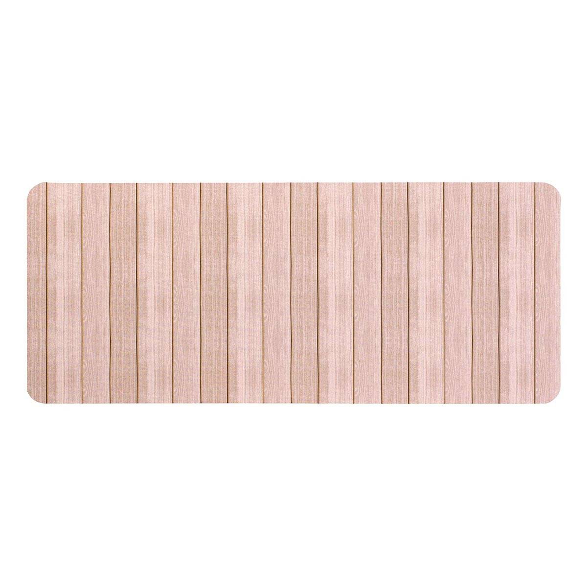 Tapis de Bain Imprimé "Calista" 50x120cm Naturel - Image 1