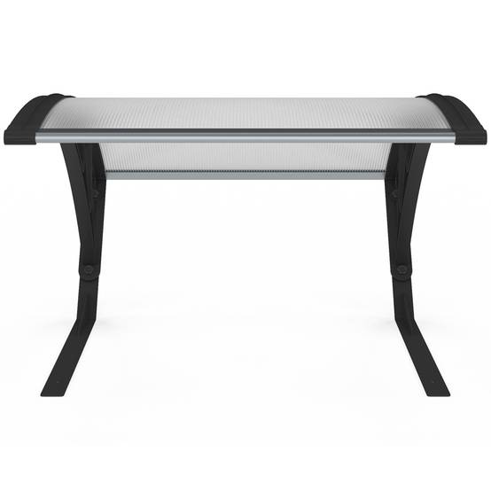 Toit de protection UV en polycarbonate pour robot tondeuse gris anthracite - Image 3