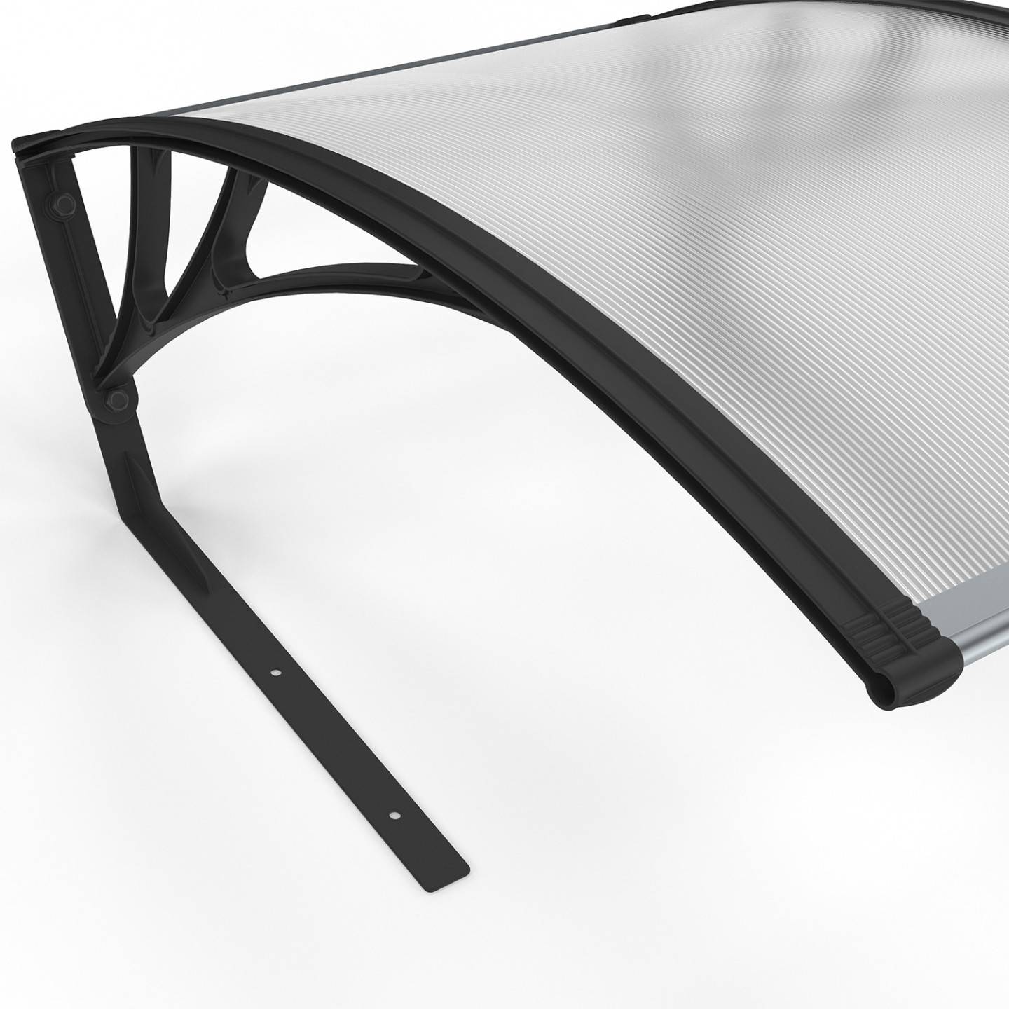 Toit de protection UV en polycarbonate pour robot tondeuse gris anthracite - Image 6