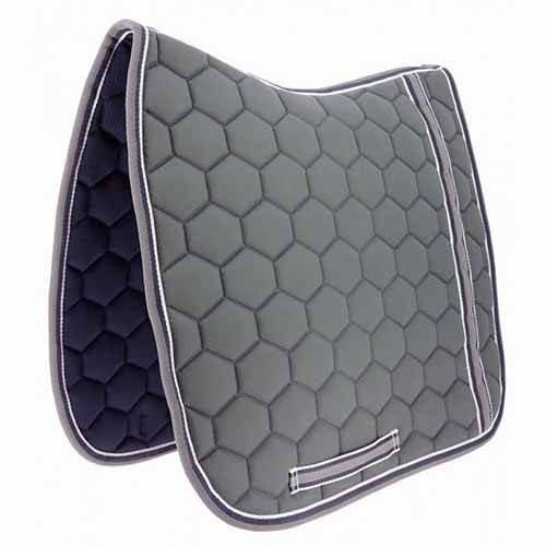 Tapis de selle EQUITHEME « Ligne" - Gris - Image 2