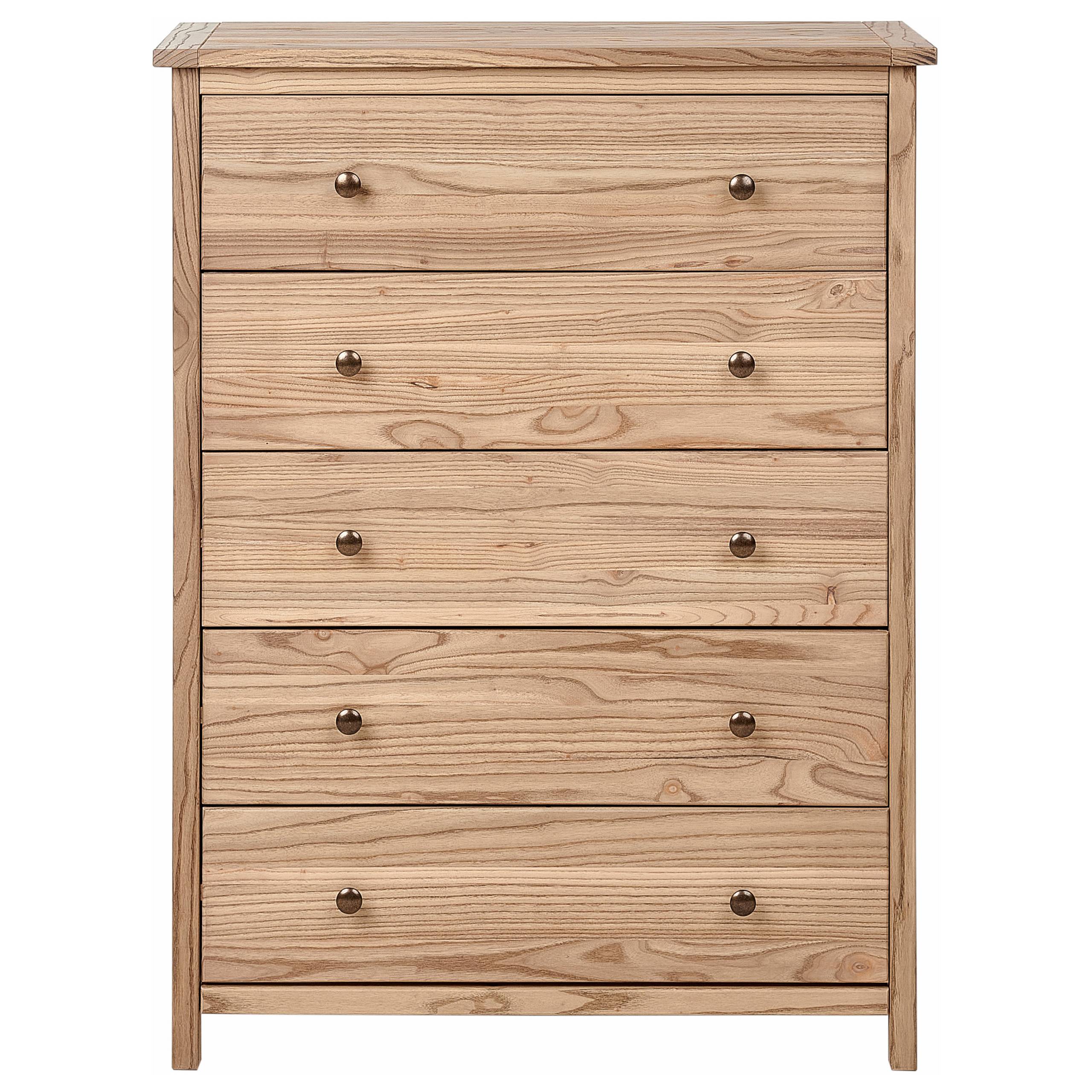 Beliani - Commode Sassafras Marron SALTON - 85x39x111- Beliani - Image 5