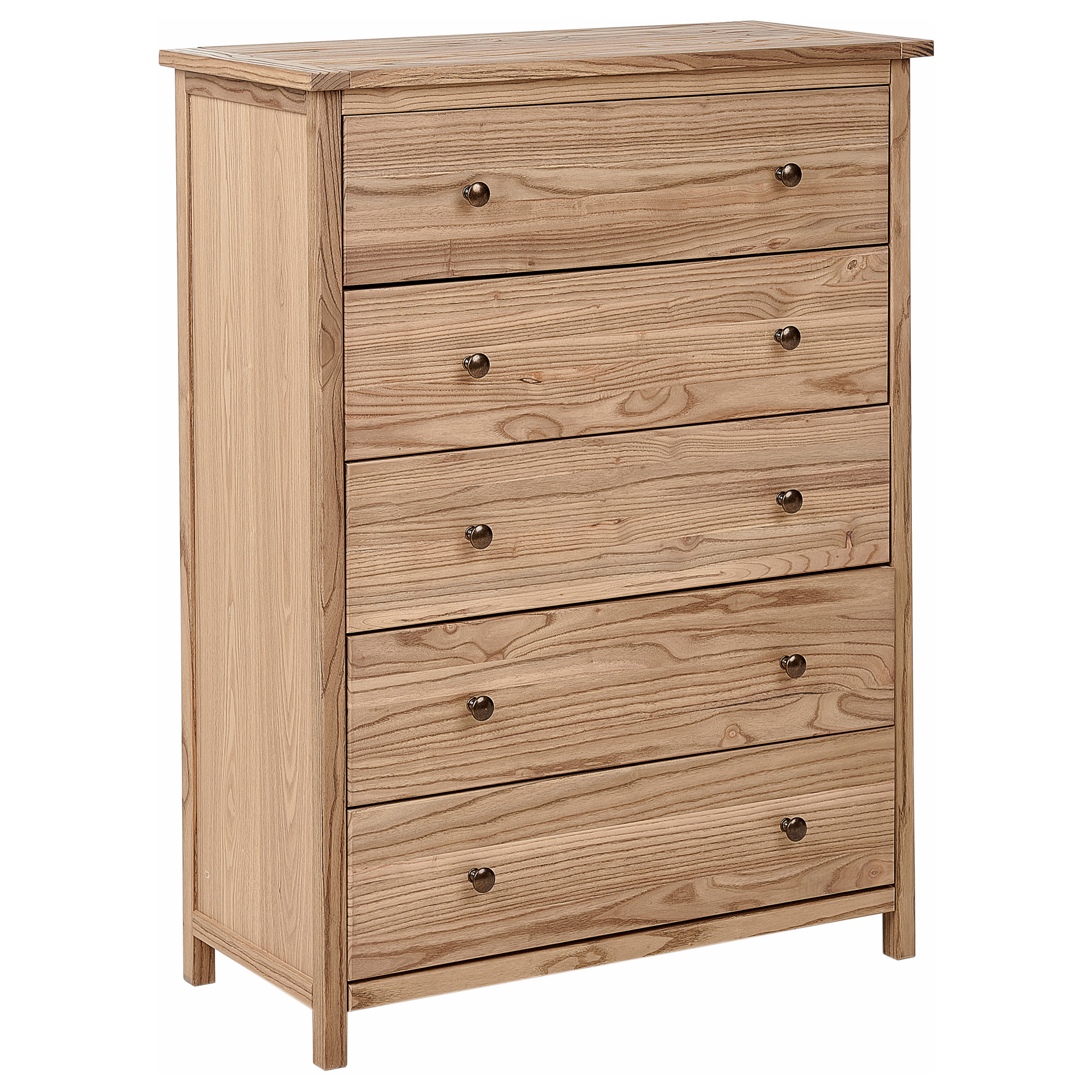 Beliani - Commode Sassafras Marron SALTON - 85x39x111- Beliani - Image 2