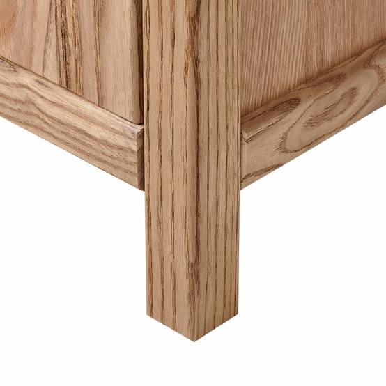 Beliani - Commode Sassafras Marron SALTON - 85x39x111- Beliani - Image 7