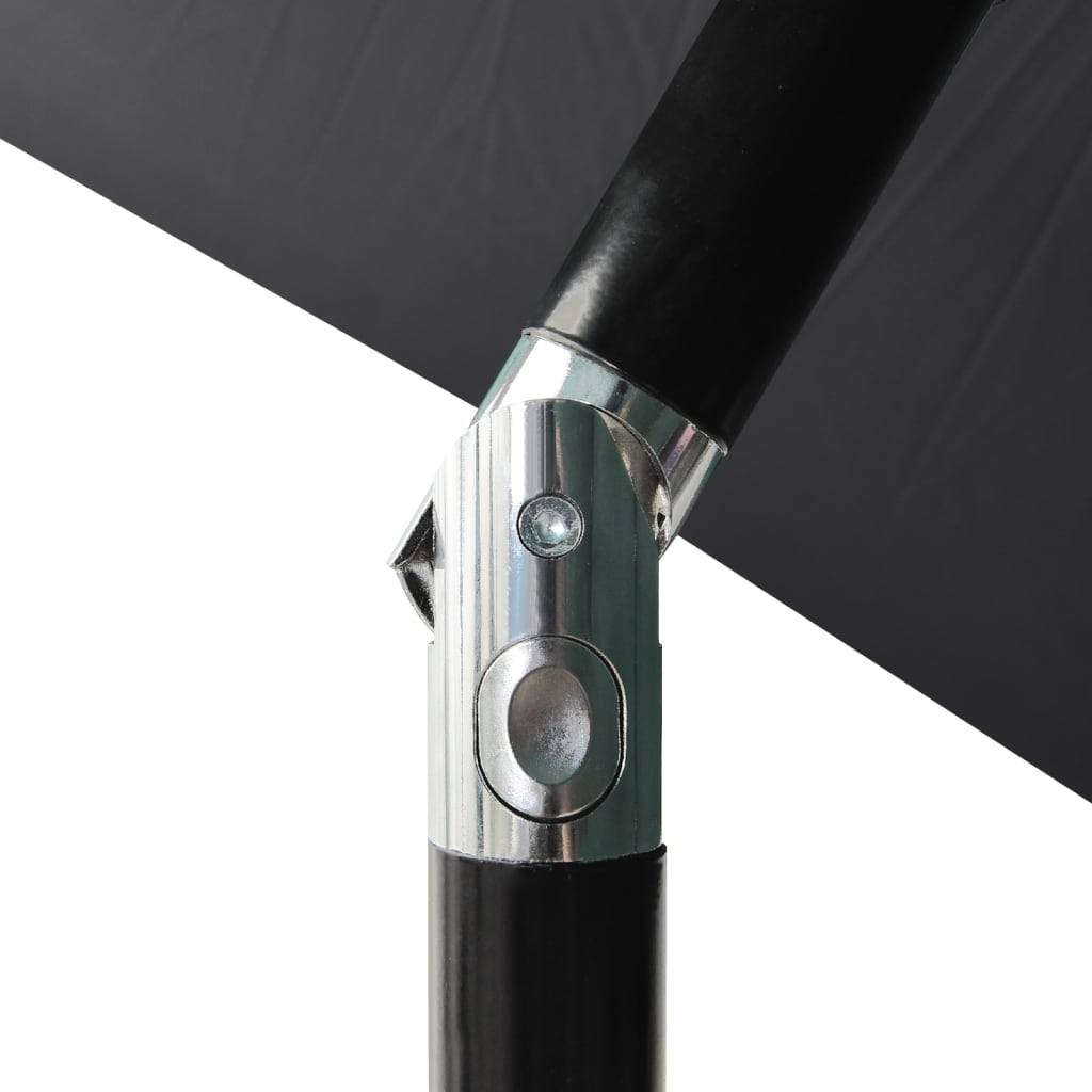 Helloshop26 - Parasol à 3 niveaux avec mât en aluminium 2 m anthracite - Image 6