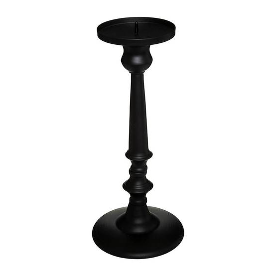 Bougeoir en Métal "Romance" 31cm Noir
