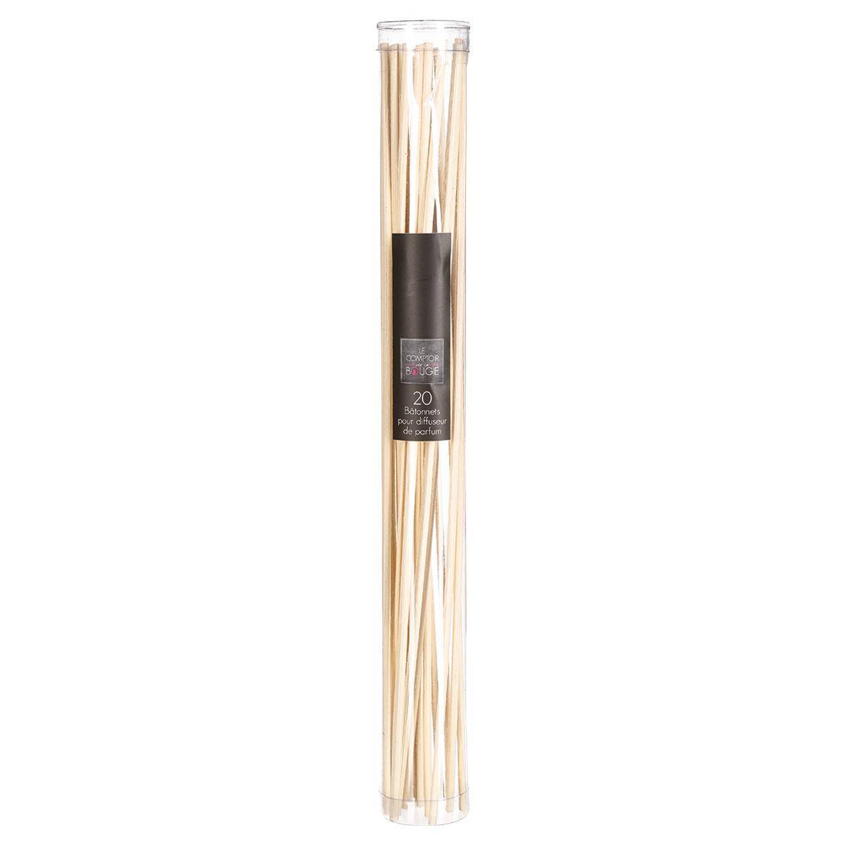 Atmosphera - Lot de 20 bâtons diffuseurs blanc ivoire H24,5cm - Atmosphera Créateur d'intérieur - Image 1