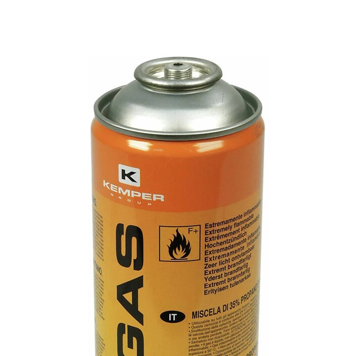 Pack de 6 Cartouches gaz 330g Bouteilles Butane propane 600ml Kemper Bonbonne gaz universelle valve 7/16 - Image 5