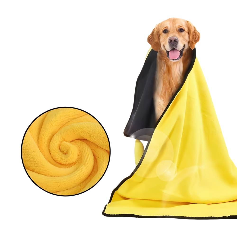 IntiMeg - Serviette en velours corail pour animaux de compagnie IntiMeg - Image 2