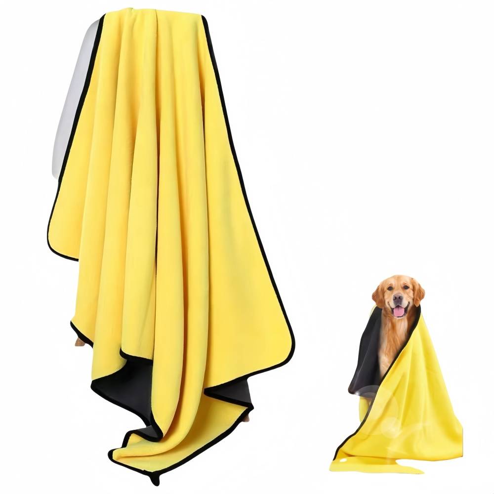 IntiMeg - Serviette en velours corail pour animaux de compagnie IntiMeg - Image 1