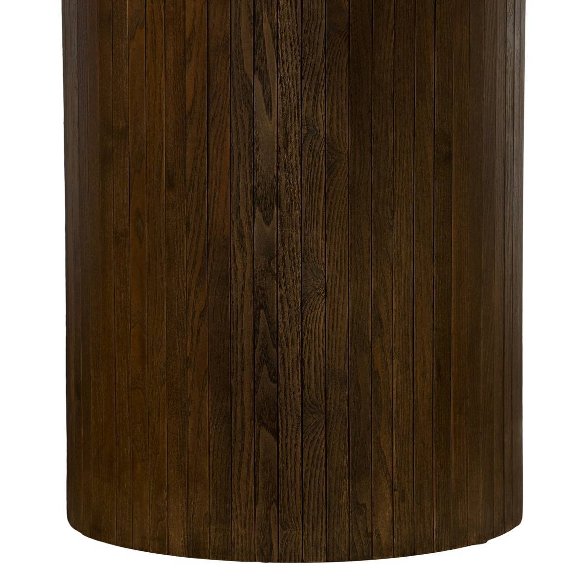 Atmosphera - Table à manger Auren ronde D.120cm 4 places beige - Atmosphera Créateur d'intérieur - Image 4