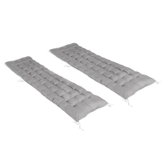 Lot de 2 coussins universels de transat ADAM 180 cm gris - Image 4