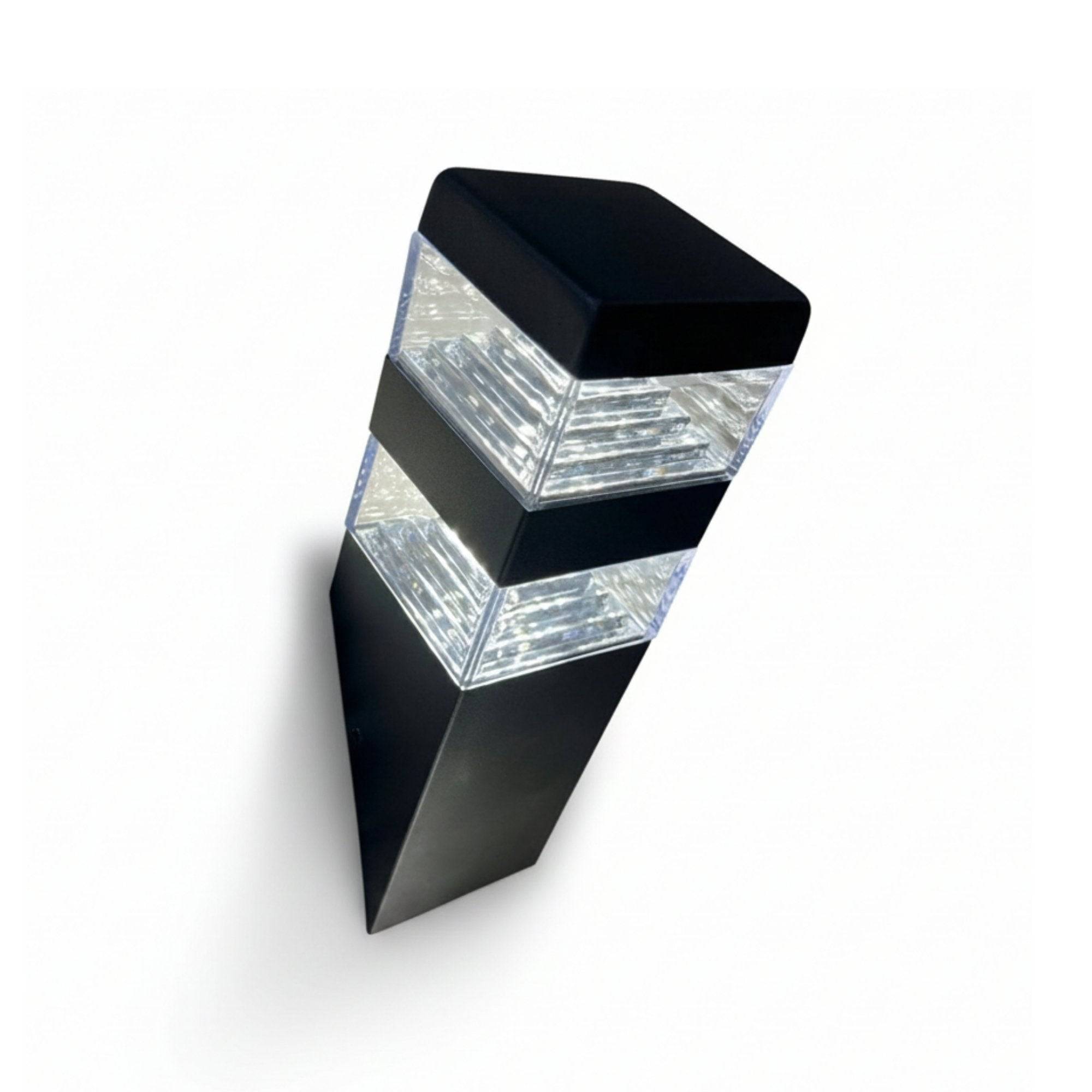 Applique extérieure Pyramide 1000 lumens Noir