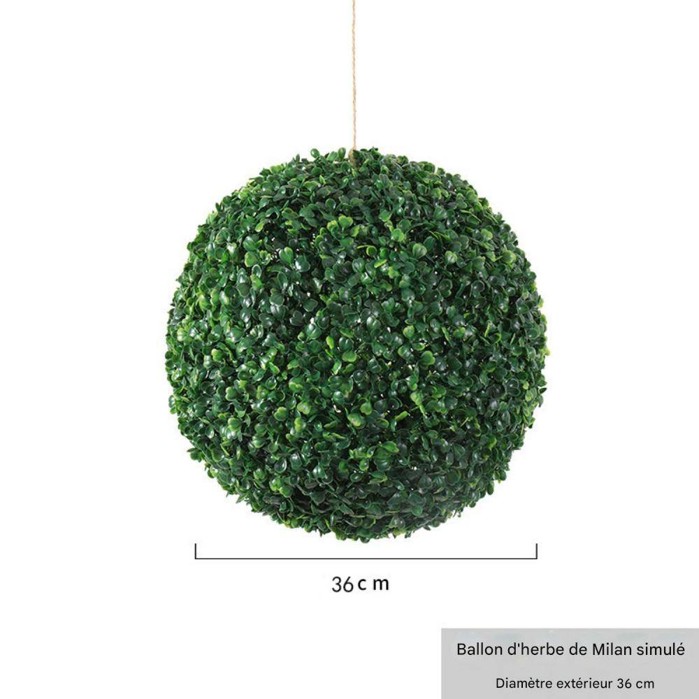 Suspension Décorative Plante Artificielle Milan 36 cm - Décoration Plafond Réaliste Sans Entretien - Lytech - Image 2